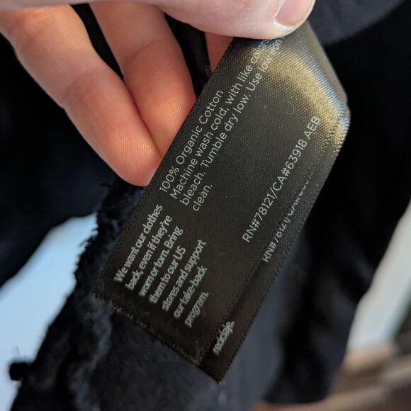 Eileen Fisher Black Open Front Jacket - Picture 6 of 8